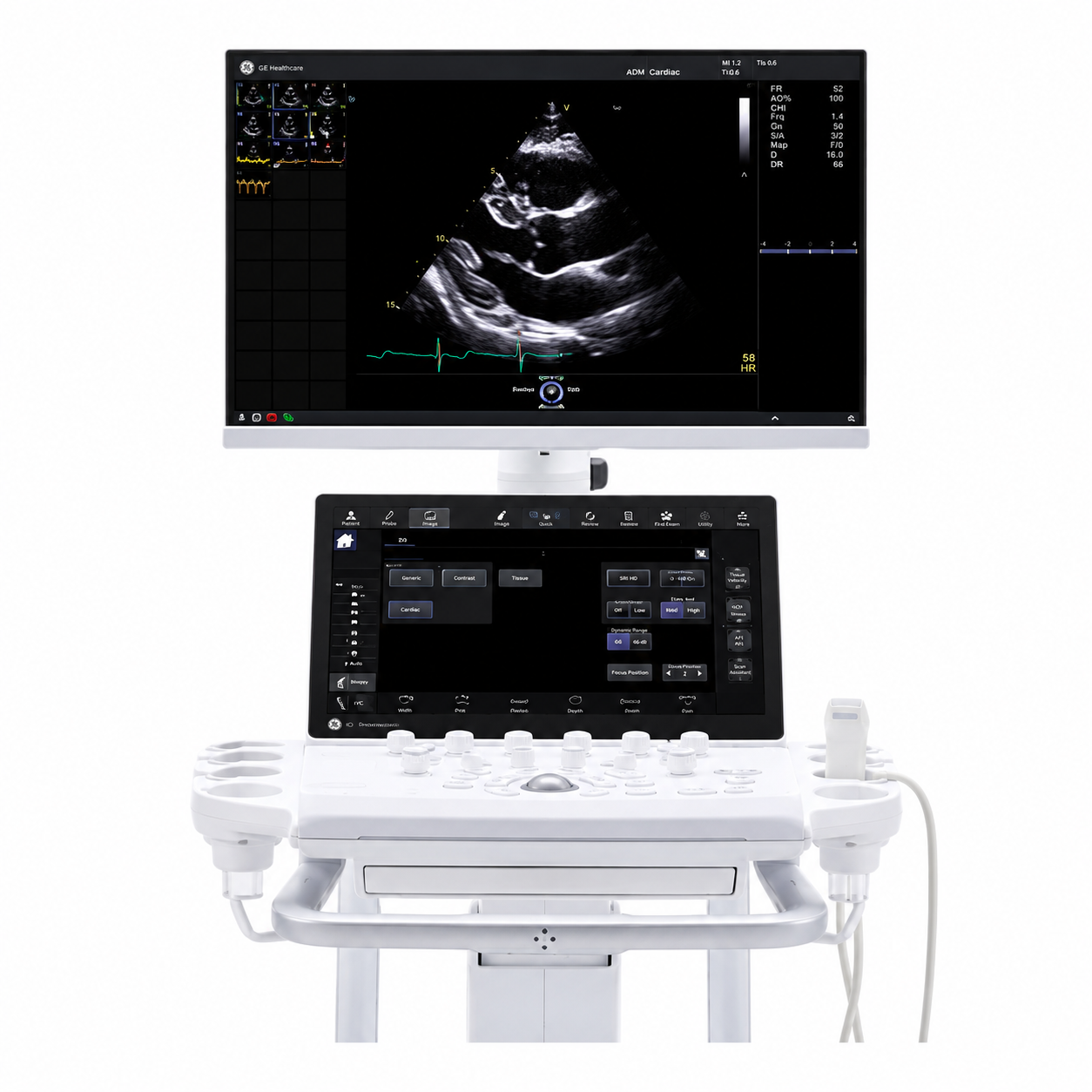 Ecografo cardiovascolare GE HealthCare Vivid Advanced